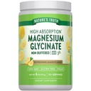 Nature's Truth Magnesium Glycinate Pulver | 6 oz | Lemon Flavor | Hohe Absorption | Vegan, Non-GMO, Glutenfreie Ergänzung