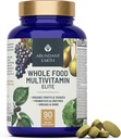 Abundante Erde ganze Lebensmittel Multivitamin für Frauen Tägliche Multi Vitamine Ergänzungen für Männer Multivitamine + B Complex, Probiotic Multi Enzyme, Omegas für organische Energie Stimmung Verdauung 90-4ctk