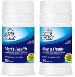 21st Century One Daily Men's Health Tablets, 100 Count (Pack von 2)