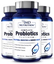 1MD Complete Probiotics Platinum | Unterstützt Verdauungsgesundheit | mit Nourishing Prebiotics, 51 Billion Live CFU, 11 Strains, Dairy-Free | 30 Gemüsekapseln (3-Pack)
