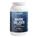 Hydrolyzed Marine Collagen Peptides Powder. Canadian Wild-Caught Fish Skin(Not Scales)-Colageno Hidrolizado en Polvo-Vital Protein Supplement for Skin, Hair, Joints and Digestion, Marine Powder (1kg)