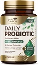 Probiotics 50 Billion CFU per Serving - 10 Strains + Prebiotics - Digestive Health, Gut & Immune Support - Occasional Constipation, Gas & Bloating Support for Women & Men, Bottled USA - 60 Capsules