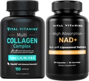 Vital Vitamine Multi Collagen Kapseln + NAD+ Ergänzung