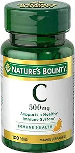 Nature's Bounty Vitamin C 500 mg Tabletten 100 ea (Pack von 2)