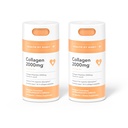 Gesundheit durch Habit Collagen Supplement 2 Pack (120 Kapseln) - Vitamin C & Vitamin E, 2000 mg, Collagen Peptides, Überlegene Absorption, Unterstützung Ihrer Haut, Non-GMO, Zuckerfrei (2 Pack)