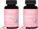 Hyland's Easy Morning Prenatal Multivitamin and Digestive Health and Morning Sickness Relief, 60 Vegan Capsules, mit Folate, Choline, Zink, Ginger Root, Prebiotics und Algae DHA (Pack von 2)