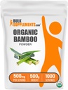 BulkSupplements.com Organic Bamboo Powder - Silica Supplements, Bamboo Supplement - Glutenfrei, 500mg pro Servierung, 500g (1.1 lbs) (Pack von 1)