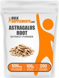 BulkSupplements.com Astragalus Extract Powder - Astragalus Root Powder, Herbal Supplement - Vegan & Glutenfrei, 500mg pro Servierung, 100g (3,5 oz) (Pack von 1)