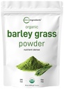 Bio Gerste Gras Pulver, 16 Unzen | US Grown | Reich an Vitaminen, Mineralien, Fasern, & Antioxidantien | Superfood Greens Mix für Immungesundheit und Verdauungsunterstützung | Non-GMO