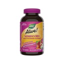 Nature's Way Alive! Women's 50+ Daily Gummy Multivitamins, Women's Supplements, Unterstützt gesundes Herz, Gehirn & Knochen,* B-Vitamins, Mixed Berry Flavored, 150 Gummies (Packaging May Vary)