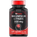 TNVitamine Magnesium Citrate 800 MG - 120 Kapseln | Zwei Monate Versorgung! | Pure Magnesium Citrat Pulver Kapseln | Citrato De Magnesio | Non-GMO | Produziert in den USA!