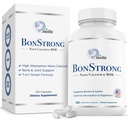 Nano Kalziumergänzung – 7-in-1 Knochenunterstützung mit MSM, Vitamin D3, K1, Magnesium, Zink – Hohe Absorption Kalzium für Frauen & Männer – Vitamine für Knochen & Gelenke – Made in USA – 120 Kapseln