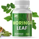 Moringa Kapseln – 90 reine Moringa Pulver Kapseln verpackt mit Nährstoffen für Immununterstützung und tägliche Gesundheit