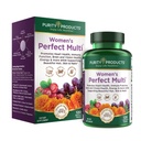 Reinheit Produkte Frauen perfekt Multi Balanced Multivitamin - unterstützt Urinary Tract Gesundheit, Immune, Knochen + Muskel, Haar, Haut, Nägel, ein Elite Probiotic für Verdauungsgesundheit + Mehr - 120 Tabletten