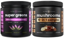 NutraChamps Super Greens Antioxidant & Super Pilze: Ultimate Brain, Gut &amp; Body Boost