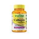 Greenfield Nutritions - Halal Collagen Peptides 1500 mg Typ I & III, mit Vitamin C 300 mg für bessere Absorption, Halal Anti-Age Formel für Haarhautnägel & Gelenke, Halal Vitamine 90 Kapseln