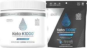 Hi-Lyte Keto K1000 Elektrolytpulver entflammt + Keto S1000 Elektrolyt-Pulverpackt