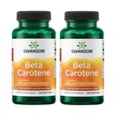 Swanson Beta-Carotene Vitamin A 25000 IU Hautaugen Immunsystem Gesundheit Antioxidans Unterstützung 7500 mcg 300 Softgels Count (2 Pack)