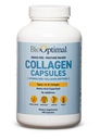 BioOptimale Collagen Peptide Kapseln - Gras-Fed, Weide-Raised Hydrolyzed Protein Supplement für Haut, Haar, & Nägel - Non-GMO, Zero Sugar Daily Pills für Männer & Frauen (180 Kapseln)