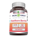 Erstaunliche Formeln Hawthorn Berries Supplement | 565 Mg | Kapseln | Nicht-GVO | Glutenfrei | Made in USA (1 Packung | 120 Count)