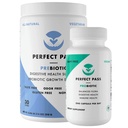 PERFECT PASS-Präbiotika und Probiotika für Verdauungs-, Kapsel- und Pulverzusatz Bundle für Erwachsene, natürliche Bacillus-Strecken mit PHGG für Gut und Verdauungs-Wellness