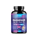 Magnesium Glycinate 250mg - Hohe Absorption Chelat Magnesium Supplement - 100% reines Magnesium Glycinat - Stress, Schlaf, Herz und Muskel-Gesundheitsunterstützung - Non-GMO, Vegan, Glutenfrei (120 Tabletten)