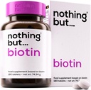 Biotin Tabletten für Haarwachstum 10000 mcg - Biotin Hair Growth Vitamins for Hair Loss - Biotin Hair, Haut und Nägel Vitamine für Frauen und Männer - Metabolism Support Supplement - 180 Vegan Tabletten