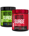 Jacked Factory Nitrosurge PreWorkout in Blue Raspberry & Watermelon Nitrosurge Shred Thermogenic PreWorkout für Männer & Frauen