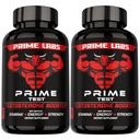 Prime Labs Testosteron Ergänzung für Männer (2-Pack) - Stamina, Endurance, Energie, & Stärke - Men's Testosteron Booster & Workout Supplement - 120 Caplets