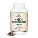 Reishi Mushroom Capsules (4:1 Ganoderma Extract, 1000mg rote Reishi Pulver Servierungen) 300 Count, 5 Monate Versorgung, Potent Mushroom Supplement für Immunsystem Unterstützung und Verteidigung von Double Wood