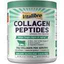 Bovine Collagen Peptides Pulver für Frauen und Männer, Grass-Fed hydrolysierte Collagen Protein Typ I & III, Haut, Haar, Nägel, Knochen, Verdauung, Unflavored, Non-GMO, Keto & GF, 22 Servierungen, 16oz