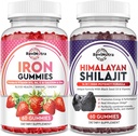Eisengummis Ergänzung für Erwachsene & Kinder | Shilajit Himalayan Gummies | Bundle