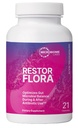 Microbiome Labs RestorFlora - Men's & Women's Probiotics for Digestive Health & Gut Reset - Spore Based Saccharomyces Boulardii Probiotics zur Wiederherstellung des mikrobiellen Gleichgewichts (21 Kapseln)