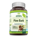 Herbal Secrets Pine Bark Extrakt Ergänzung | 100 Mg pro Servieren | 120 Veggie Kapseln | Non-GMO | Gluten-Free | Made in USA