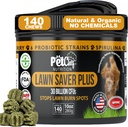 Pet Chef Rasen Saver, Soft Chew, Vegan Bacon! Canine Urine Yard Burn Stopper. Hund PH Urine Neutralizer. Baut Yards, schützt Pflanzenschädigung und hilft Wachsen zurück Yards. Verhindert Yard Pee Schaden