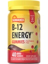 Sundance Vitamin B-12 Energy Gummis | 40 Count | Peach Raspberry Flavor | Vegan, Non-GMO und glutenfreie Ergänzung