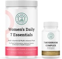 Feminine Vitality Bundle - 7 Pilz-Komplex & Frauen Daily 7 Essentials for Complete Wellness