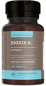 Endur-B Complex - Sustained Release - Vitamin B Supplement mit B1, B2, B3, B6, B12, Folsäure, Biotin - 300 Tabletten - Endurance Products Company