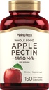 Piping Rock Apple Pectin Kapseln | 1950 mg | 150 Pillen | Nahrungsergänzungsmittel | Non-GMO, Glutenfrei