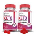 Justified Laboratories (2 Pack Keto Drops Keto ACV Gummis Extreme 2000MG Keto Drops Keto Gummies Advanced Formula Apple Cider Essig mit Granatapfelsaft Pulver B12 Vegan Non GMO 120 Gummys