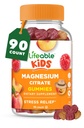 Lebensfähige Magnesiumgummis für Kinder | 170mg Elemental Magnesium von 1.420mg Magnesium Citrat | Große Verkostung Kinder Magnesium Supplement | Muskelunterstützung und Stress Relief Kaubar | 90 Gummis