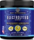 KEY NUTRIENTS Multivitamin Elektrolyte Pulver Kein Zucker - Fresh Blueberry Lemonade Elektrolyt Pulver - Endurance & Energy Supplement - Hydration Drink - No Calories - 90 Serviers - Made in USA