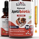 Dog Antibiotics for Infection, Husten, UTIs, Allergien, Juckreiz | Natürliche Antibiotika für Hunde zu unterstützen Haut, Mantel, & Digestion | für alle Rassen & Alter | 1 fl oz
