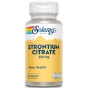 Solaray Strontium Citrate 250 mg | Gesunde Knochen & Zähne Unterstützung | Gentle Digestion, Enhanced Absorption | 60 VegCaps