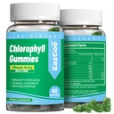Zuckerfreie Chlorophyll-Gummien, Vitamin B12 Zink - Natürliches Deodorant*, Unterstützt gesunde Haut- & Körper-Detox*, Immun- & Verdauungsunterstützung, Kaubare Chlorophyll-Ergänzung für Frauen - 60 Zähler