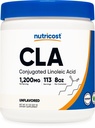 Nutricost CLA (Conjugated Linoleic Acid) 8oz (227g) Pulver - Glutenfrei, GMO Free CLA Supplement