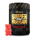 ALPHA LION Pre Workout Powder, Beta Alanine, L-Taurine & Tri-Source Koffein für nachhaltige Energie & Fokus, Nitric Oxide & Citrulline für Pumpe (21 Servierungen, Lion's Blood Flavor), 1 Packung