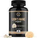 Bio Lions Mane Brain Unterstützung Nahrungsergänzung Premium Lions Mane Mushroom Extract - 90 Kapseln