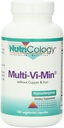Nutricology Multi-Vi-Min ohne Kupfer & Eisen - Multivitamin für Männer & Frauen, Mineralkomplex, aktive Nährstoffe, mit Jod - 150 Zähler