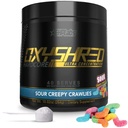 EHP Labs OxyShred Hardcore Super Dosed Pre Workout Powder - Preworkout Powder mit L Glutamine & Acetyl L Carnitin, Energy Boost Drink - 275mg Koffein - Sauere Krawler, 40 Servierungen